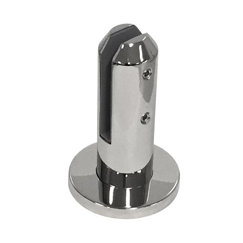 CRL FWCR22PS Polished Stainless Steel 2205 Round Surface Mount Spigot