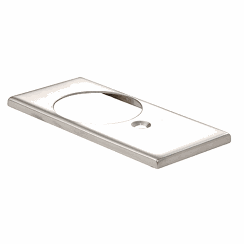 CRL 1NT402CPS Polished Stainless Floor-Mounted Free-Swinging Pivot Cover