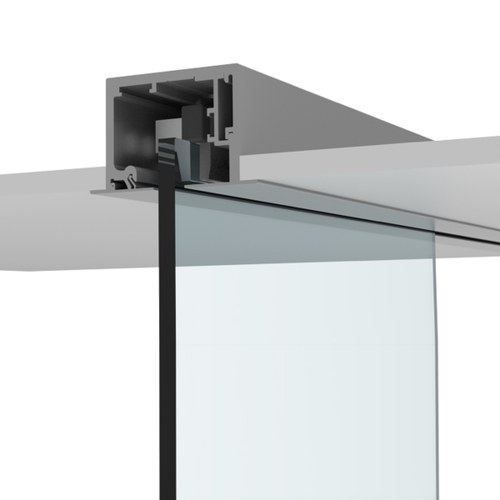 CRL 695D 695 Series Satin Anodized Sliding Door Kit with Softbrake System