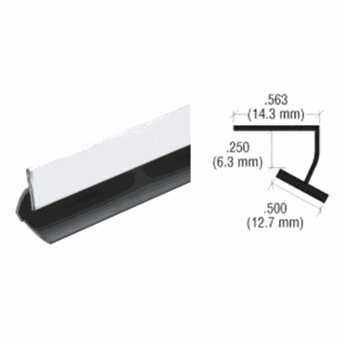 CRL PRT150CH Chrome Plastic Reflective Inside Corner Trim