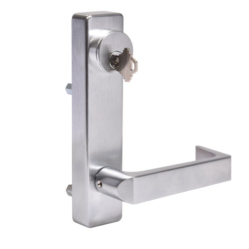 CRL DL51ESCSC Satin Chrome Non-Handed Escutcheon Lever Trim with Random Keying