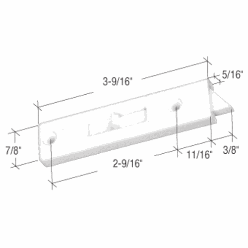 CRL F2671 Tilt Window Latch with 2.56