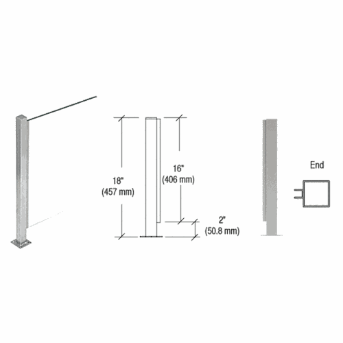 CRL PP47EBS Brushed Stainless 18