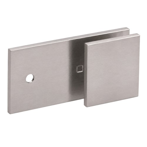 CRL SGC182BN Brushed Nickel 'Y' Inline Square Corner Glass Clamp