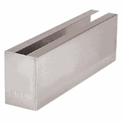 CRL B5SWCBS6 316 Brushed Stainless End Cladding for B5S Square Base Shoe