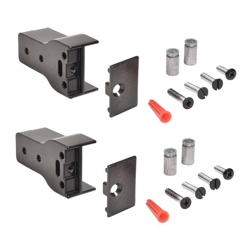 CRL 30702624 Dark Bronze Jackson 896 Mullion Mounting Kit with Top Bottom Shoe