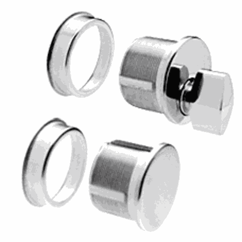 CRL DRA2030PS Polished Stainless Steel Thumbturn Dummy Combo