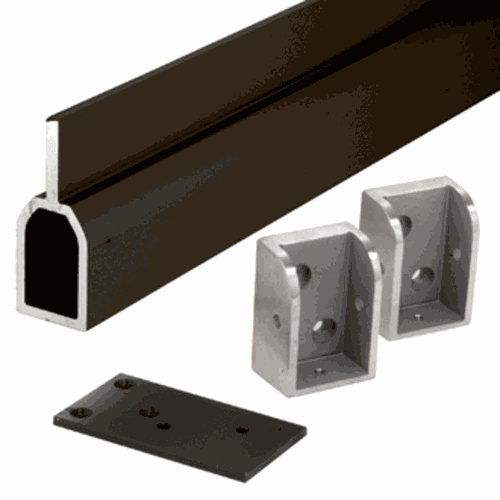 CRL DH88622120 U.S. Aluminum Dark Bronze Anodized 10' Removable Mullion - Adams Rite 3890
