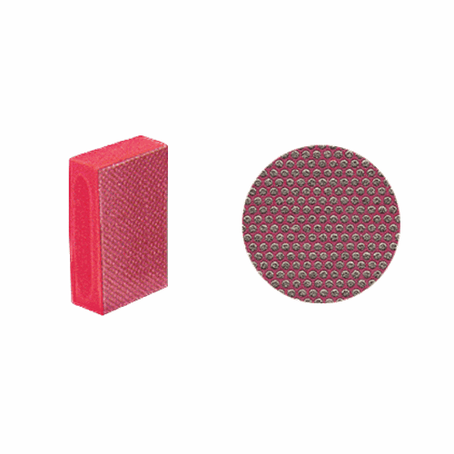 CRL Z2R22018 3M 220X Grit Red Flexible Diamond Hand Pad