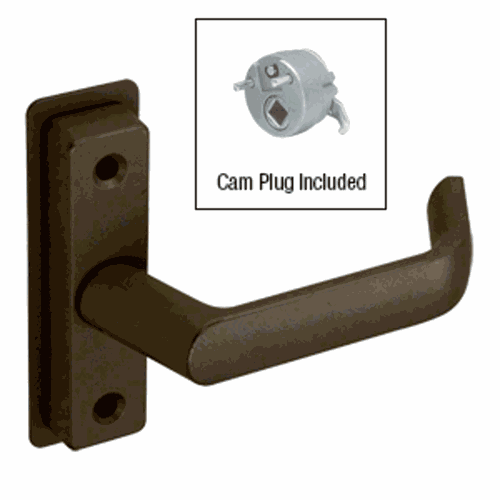 CRL DH56922R Adams Rite Dark Bronze Right-Hand Lever Handle