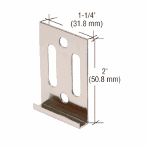 CRL SW1267 Nickel-Plated Vancouver Clip for 6mm Mirror