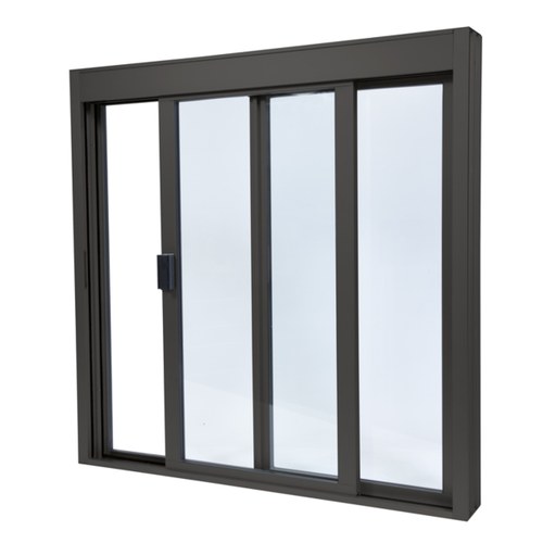 CRL DW3636X0GDU Duranodic Bronze Anodized DW Deluxe Service Window with Full Bottom Track