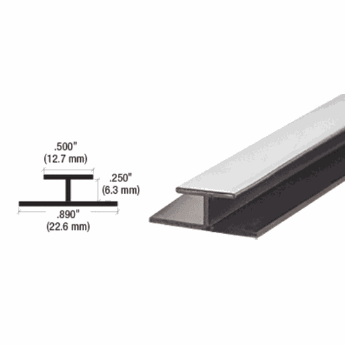 CRL PRT175CH Chrome Plastic Reflective Divider Bar