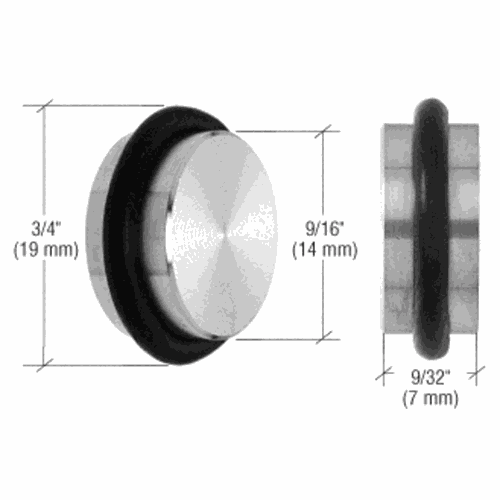 CRL UV6192 UV Large Fixed Shelf Support