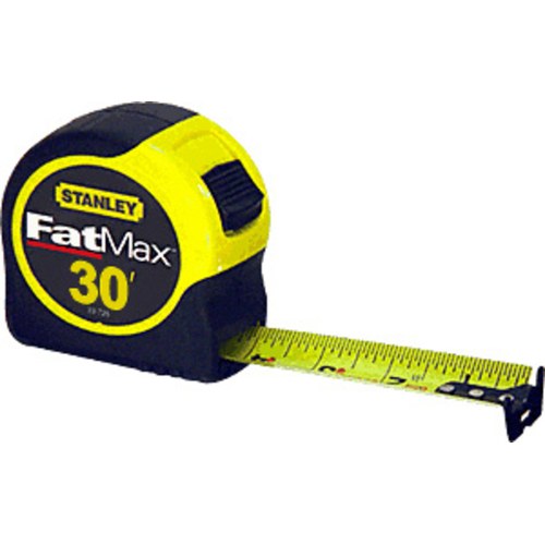 CRL ST33730 Stanley FatMax 30' Tape Measure, 1-1/4
