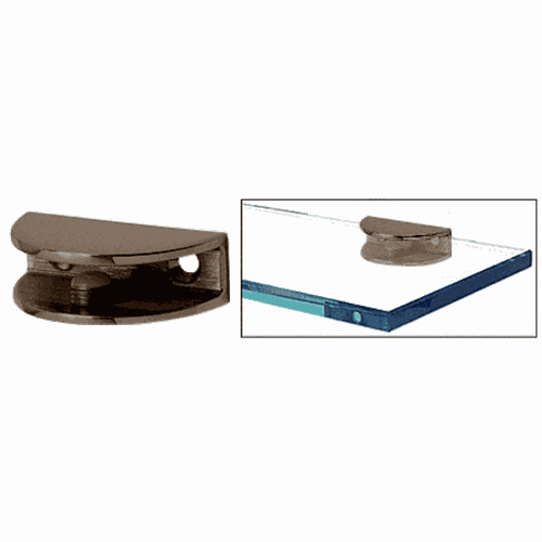 CRL FA120RB Oil Rubbed Bronze Rounded Shower Shelf Clamp