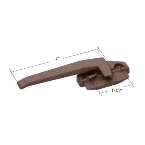 CRL DS325BRW Brown Left-Hand Cam Handle, 1-1/2