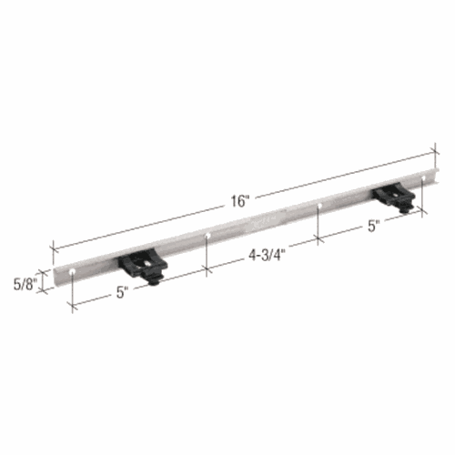CRL EP28010 Truth Stainless Steel Awning Operator Track with Slider Guides