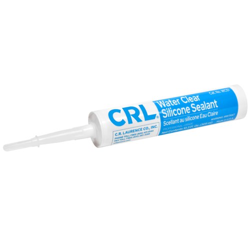 CRL WCS1 Water Clear Silicone Sealant - 10.3 oz Cartridge