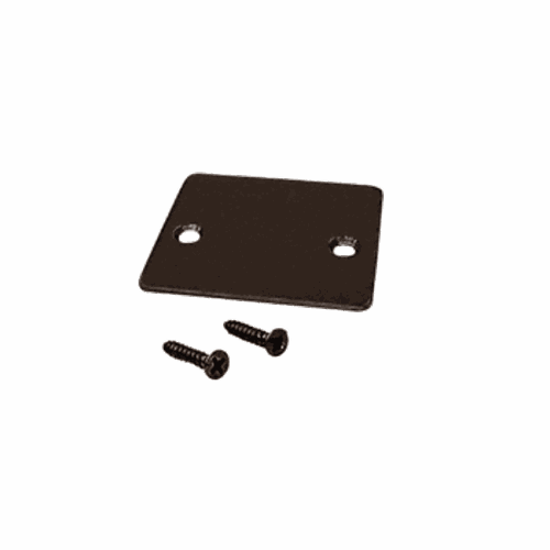 CRL UCECDU Black Bronze Anodized End Cap with Screws