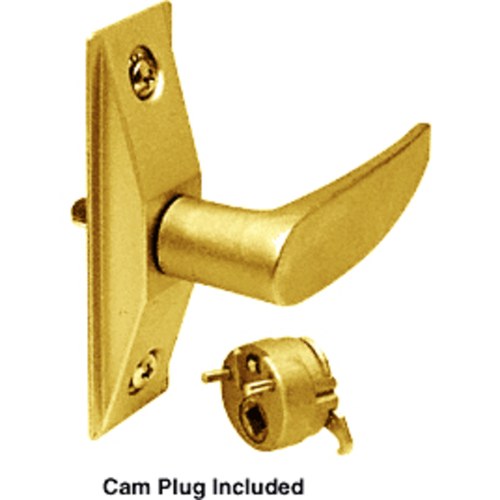 CRL DL2150RHBR Brass Right-Hand Lever Handle