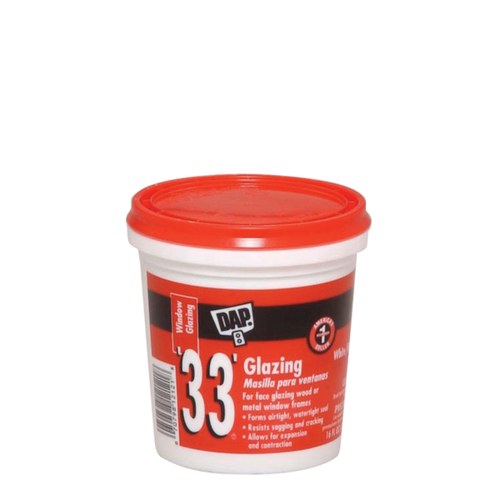 CRL 33PTW DAP '33' White Glazing Compound - Pint