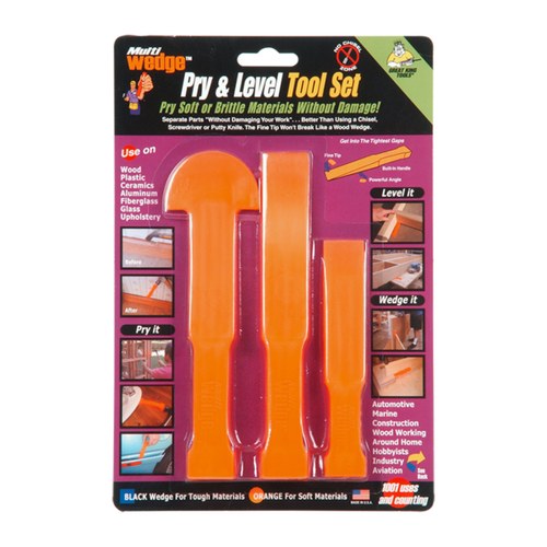 CRL MW3400 Multi-Wedge Pry Level Tool Set for Soft Materials