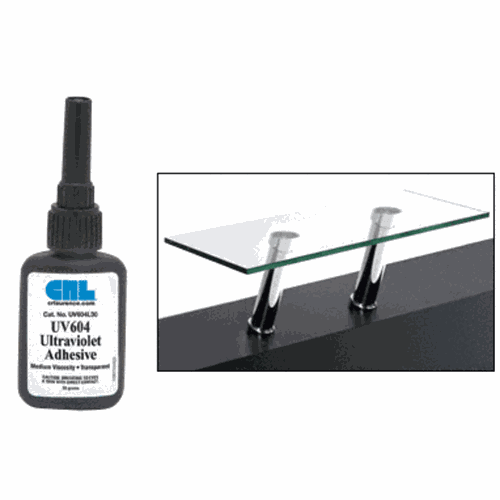 CRL UV604L30 UV604L Medium Viscosity UV/Visible Adhesive - 30g