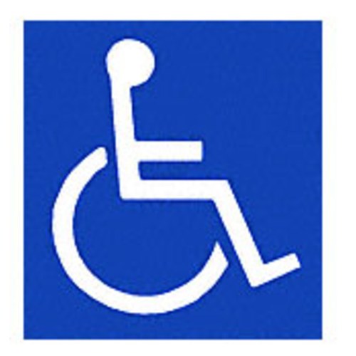 CRL 150B0 Handicap Access Door Decal