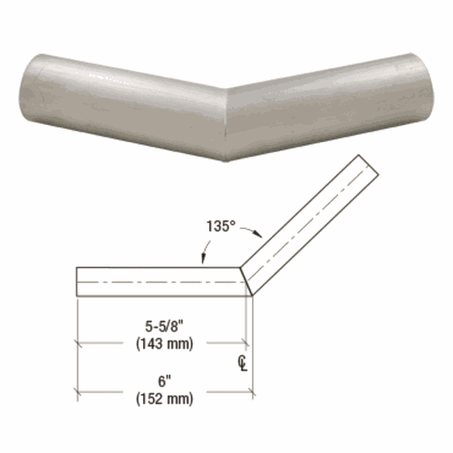 CRL PR15H3BS Brushed Stainless Steel 1.5