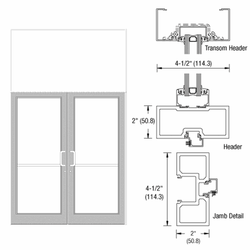 CRL FD62652 U.S. Aluminum DF800 White KYNAR 76