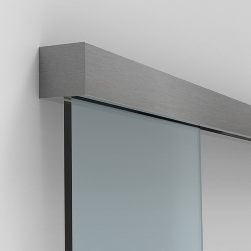 CRL 695BSA 695 Series Brushed Stainless Sliding Door Kit with Softbrake System