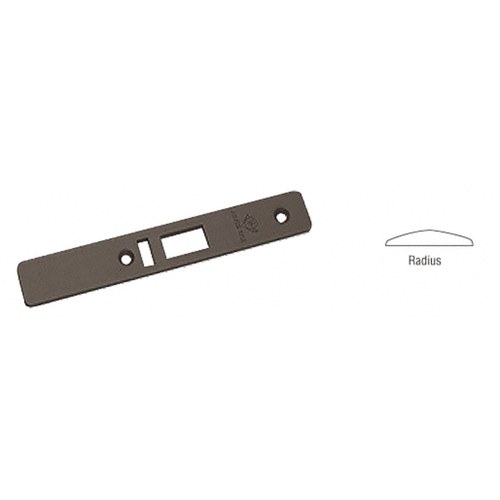CRL 451220DU Dark Bronze Radius Faceplate for AR4513 Deadlatch Locks