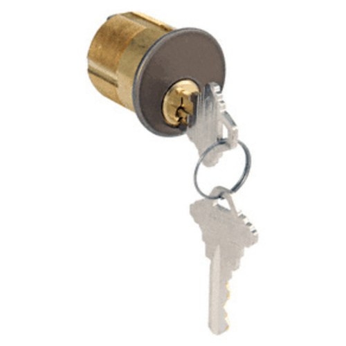 CRL DC7205SCKDDU Dark Bronze Mortise Cylinder 1-1/4