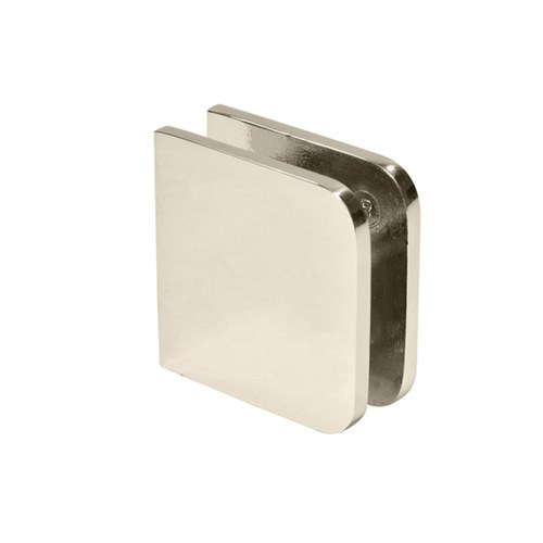 CRL UC77PN Polished Nickel Traditional Fixed Panel U-Clamp