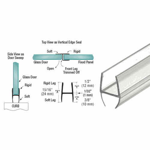 CRL P500HW Multi-Purpose 'H' Wipe for 1/2
