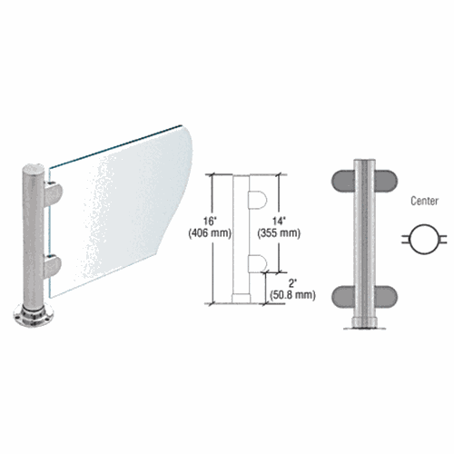 CRL PP06CBS Brushed Stainless 16