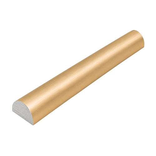 CRL WBSB Satin Brass Half-Round Shower Threshold - 2m