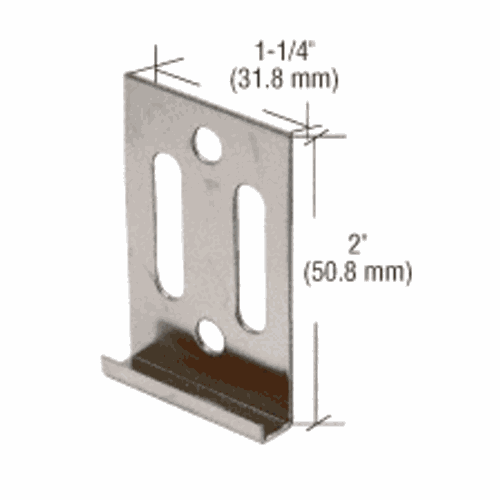 CRL SW0165 Zinc-Plated Vancouver Clip for 5mm Mirror