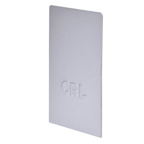 CRL L56SECSA Satin Anodized End Cap for L56S Square Base Shoe