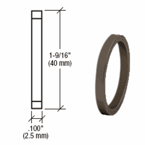 CRL DRA100DU Dark Bronze .100