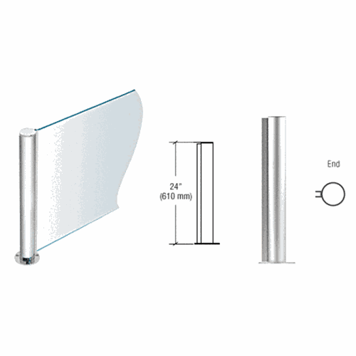 CRL PP0824EPS Polished Stainless 24