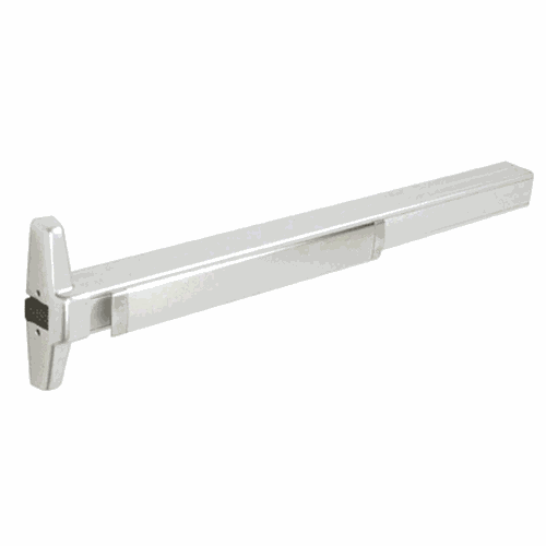 CRL 33AE03626 Von Duprin Rim Panic Exit Device, Grooved Case, Satin Chrome, 36