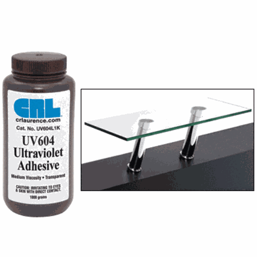 CRL UV604L1K UV604L Medium Viscosity UV/Visible Adhesive - 1000g