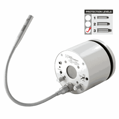 CRL TTU1DBX Satin Anodized 12V DC Level 3 Bullet Resistant Thru-Glass Communicator