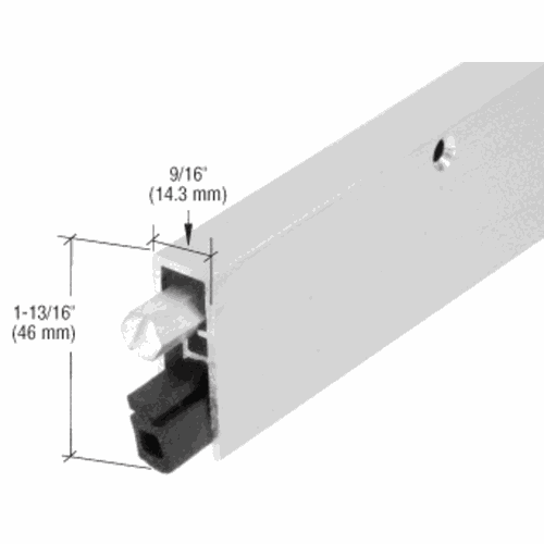 CRL DB035CV36 Aluminum Medium-Duty Automatic Door Bottom for 36