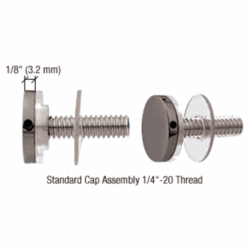 CRL CAP34GM Gun Metal 3/4