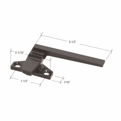 CRL DS2530BRW Brown Right-Hand Cam Handle Lock