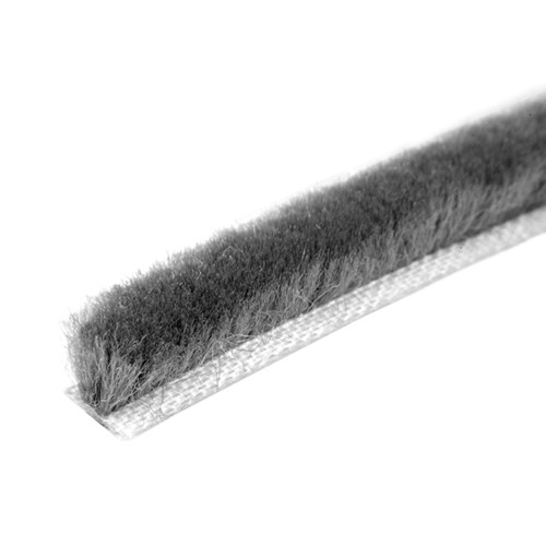 CRL A11535B Storefront Door Pile Weatherstrip - 300' Roll, .350 Pile Height, .350 Backing