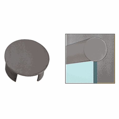CRL GR25ECDU Dark Bronze End Cap for 2.5